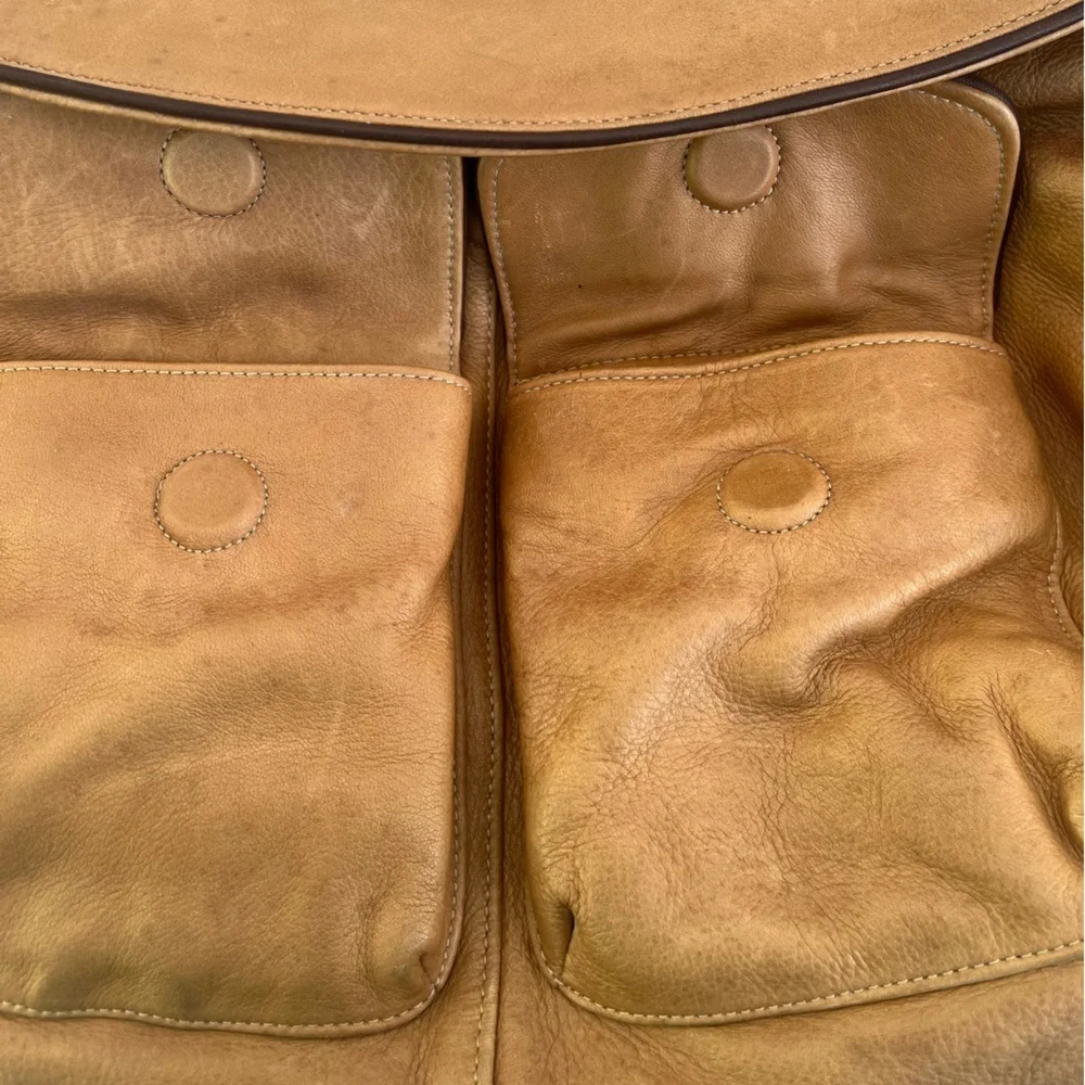 Stylish Tan Leather Women's Bag